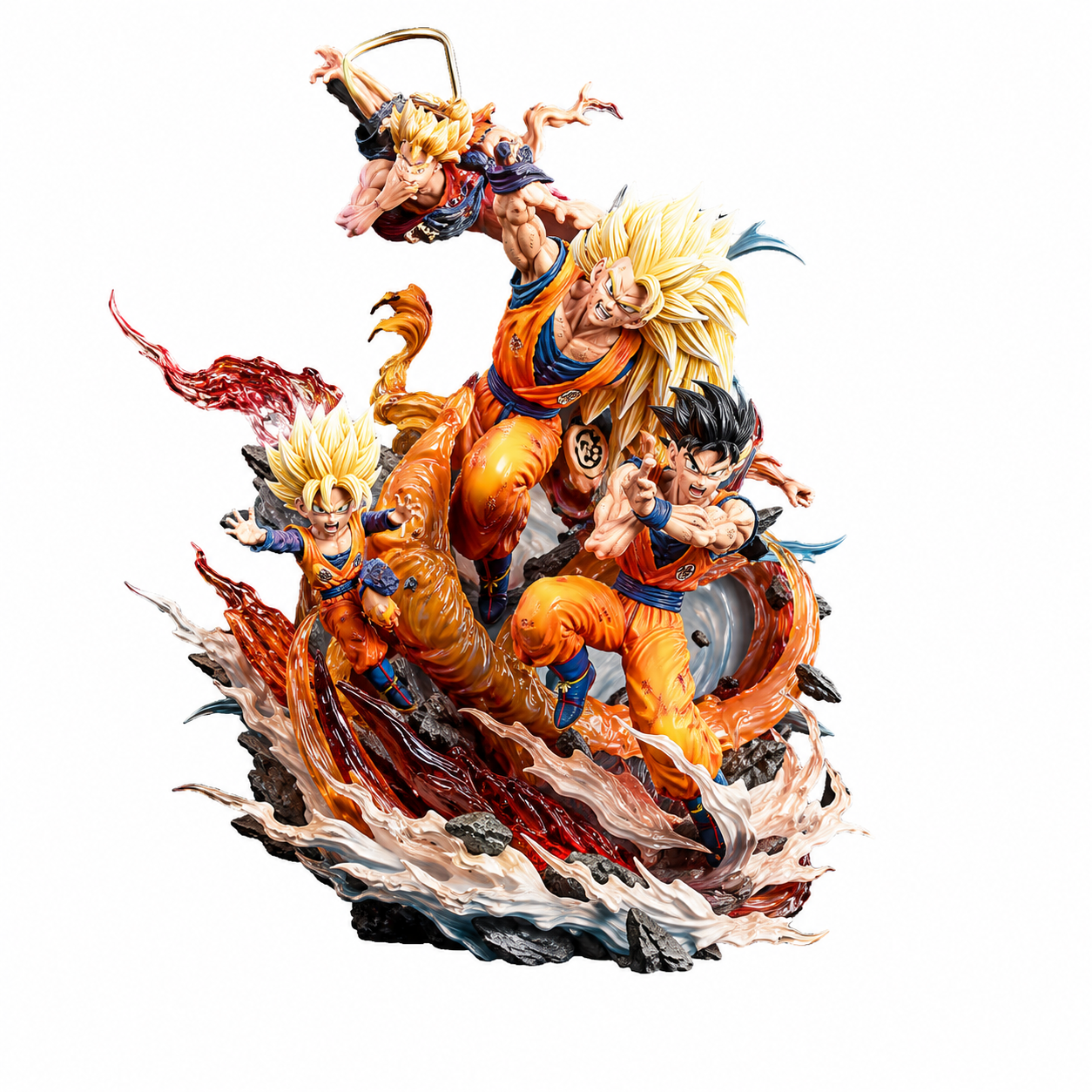 DBZ GOKU FIGHT SCENE ACTION FIGURE