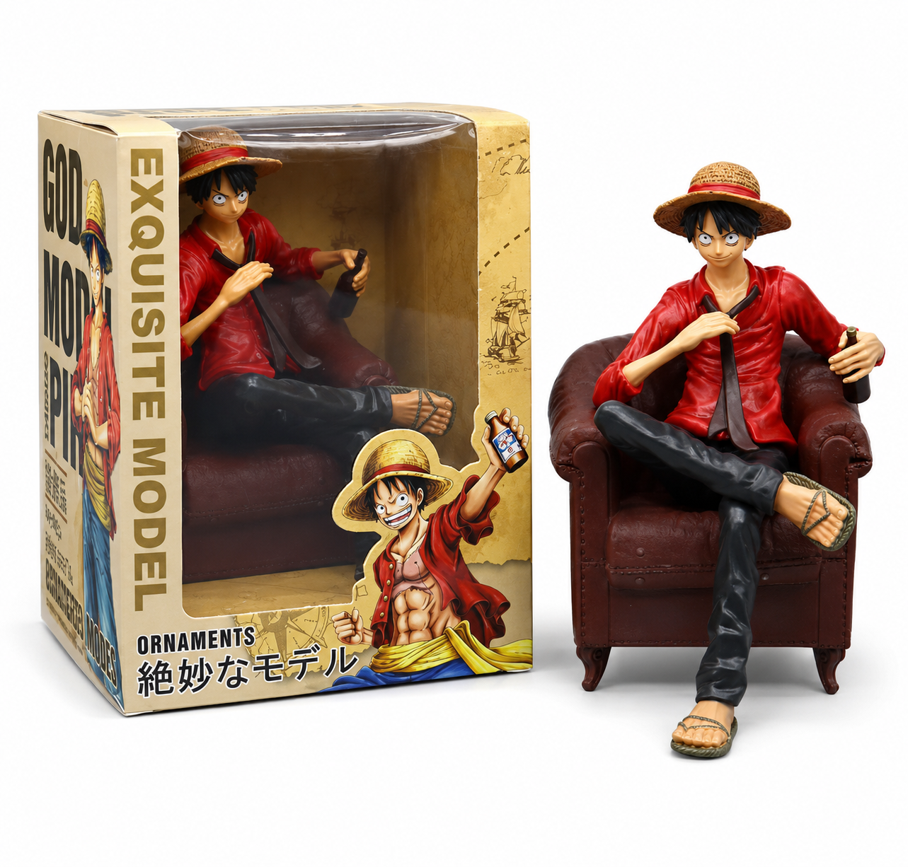 Luffy Sitting On Couch