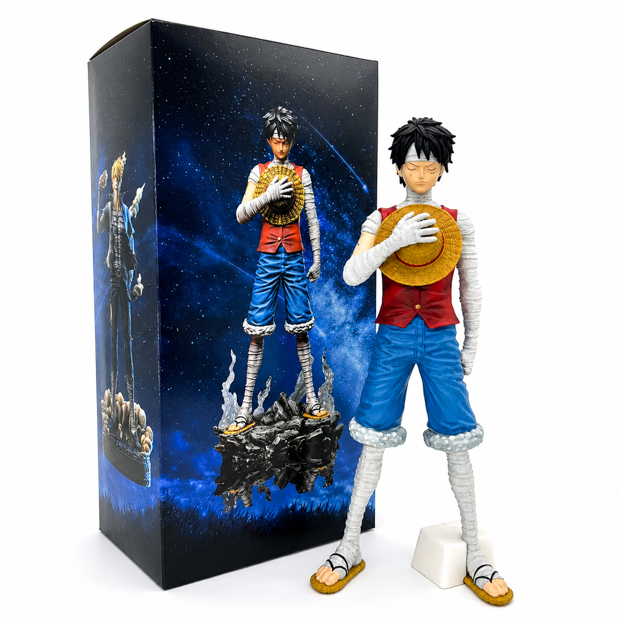 Bandaged Luffy Standing Figure