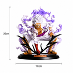 Luffy Gear 5 Figure 20cm premium One Piece anime collectible with detailed finish - Free Shipping All Over India
